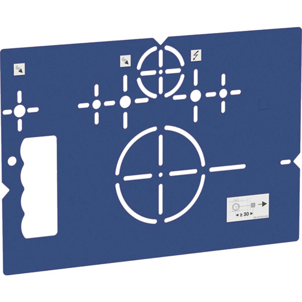 Geberit drilling template for wall-mounted WC and AquaClean