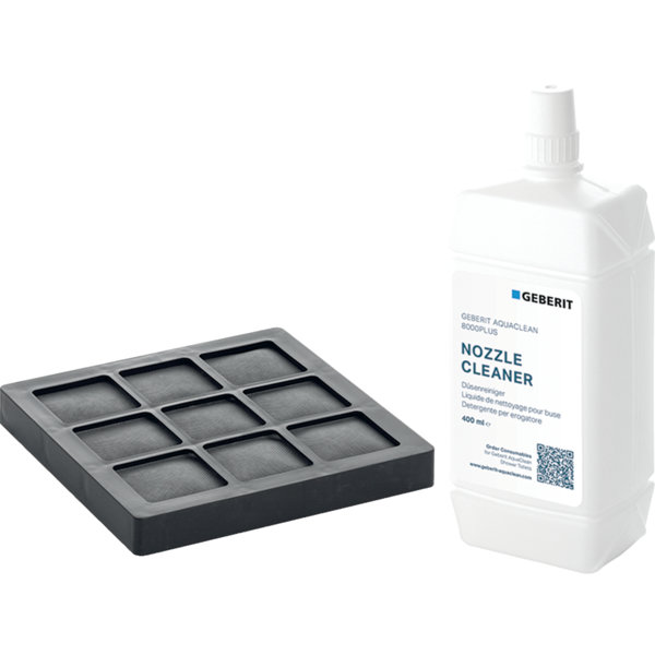 Geberit AquaClean filter set and cleaner set 1 for complete system