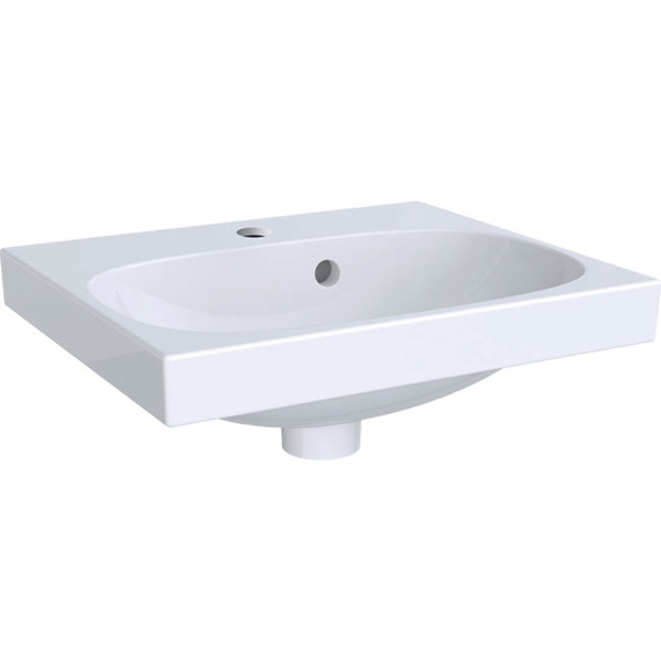 Geberit Acanto hand wash basin 500636, with tap hole, with overflow, 450x380mm