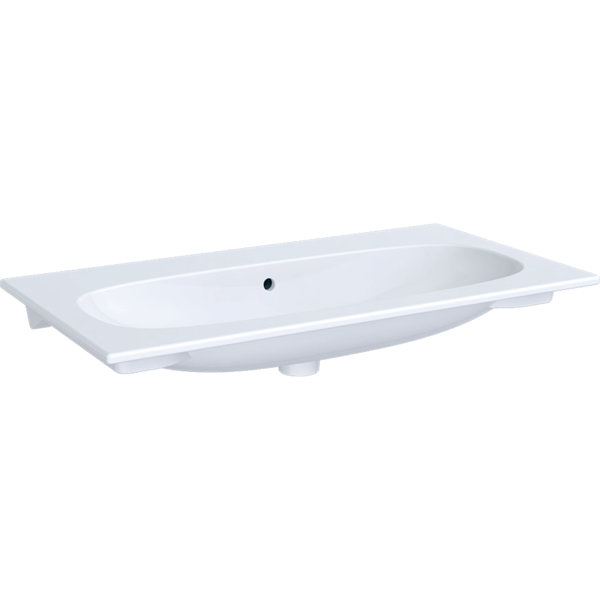 Geberit Acanto furniture washstand Slim 500642, without tap hole, with overflow, 900x480mm
