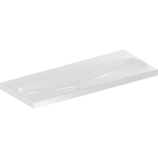 Geberit Acanto washbasin 501.880, without tap hole, without overflow, 1200x480 mm