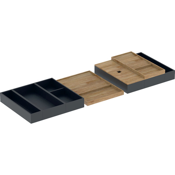 Geberit set drawer inserts for top drawer width 105 cm, 502.352.00.1