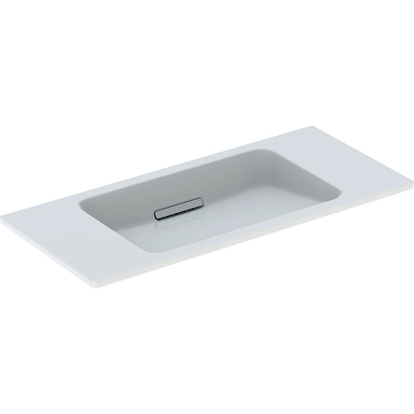 Geberit One washbasin floating design 500390, without tap hole, with overflow, 900x400mm