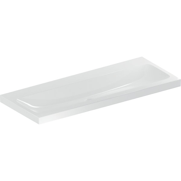 Geberit iCon Light washbasin, 120 cm x 48 cm, without tap hole, without overflow,501837