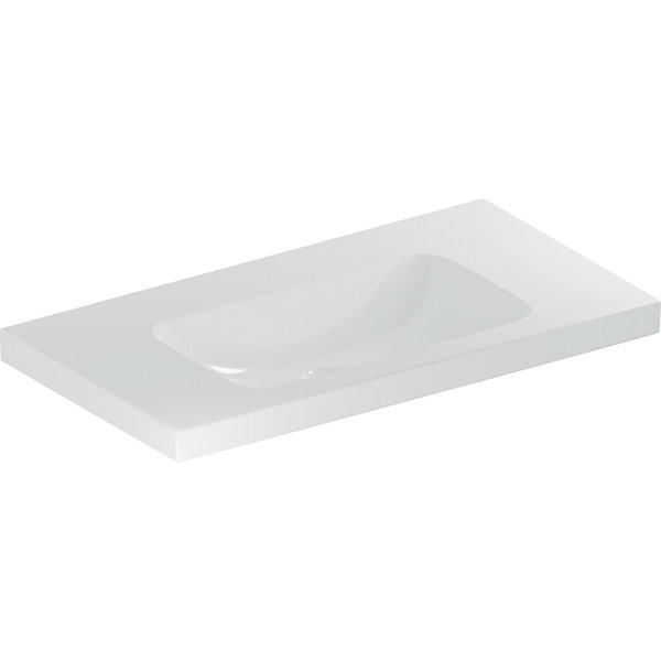 Geberit iCon Light washbasin, 90 cm x 48 cm, without tap hole, without overflow,501840