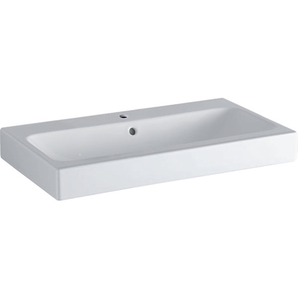 Geberit iCon countertop washbasin with tap hole, 75x48,5cm white, 124575