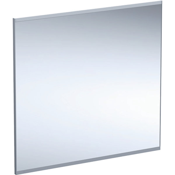 Geberit Option Plus light mirror with direct and indirect lighting, width 75cm, brushed aluminium/si...