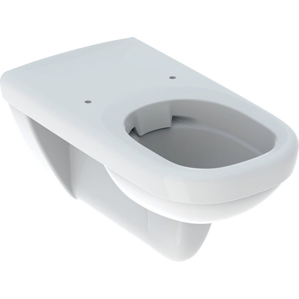 Geberit Renova Nr. 1 Comfort wall-hung WC, rimless, 4.5/6 l, wall-hung, angular design, 208560