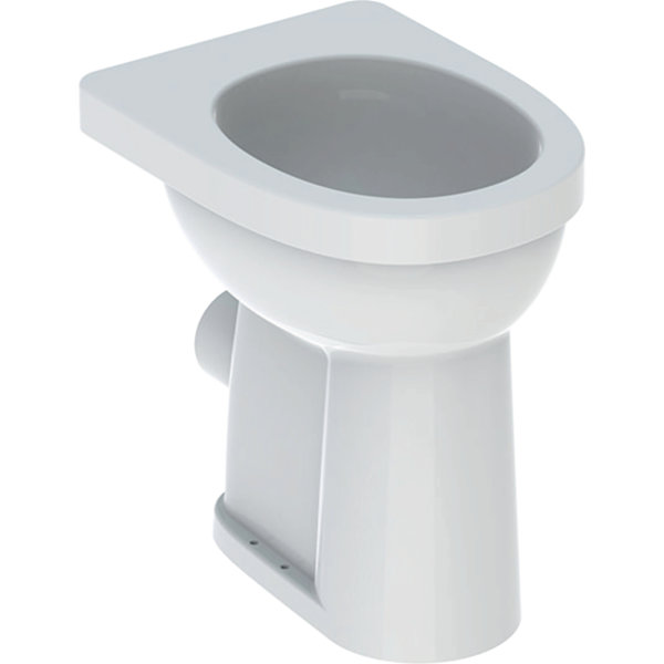 Geberit Renova Nr. 1 Comfort pedestal toilet, raised, 6 l, floor standing, horizontal outlet, 218520