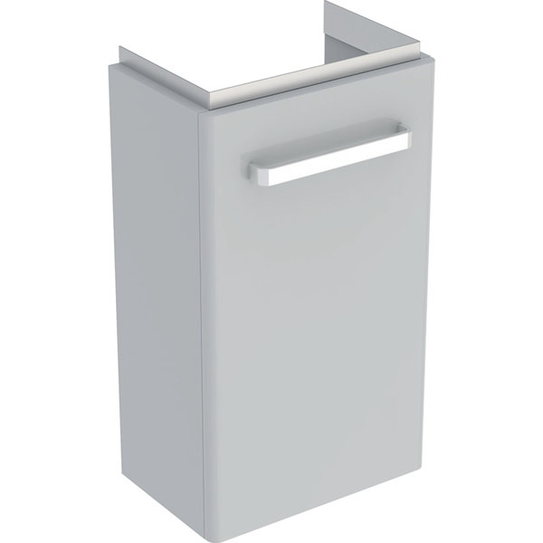 Geberit wash hand basin Vanity unit Renova Nr. 1 Comprimo New 348x604x222mm Light gray matt / light ...