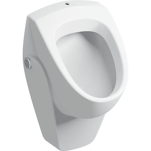 Geberit Renova urinal inlet from above, outlet to rear or bottom, 235200