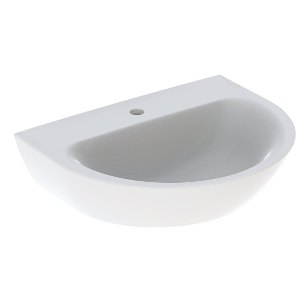 Geberit Renova washbasin, 1 tap hole, without overflow, width: 60cm