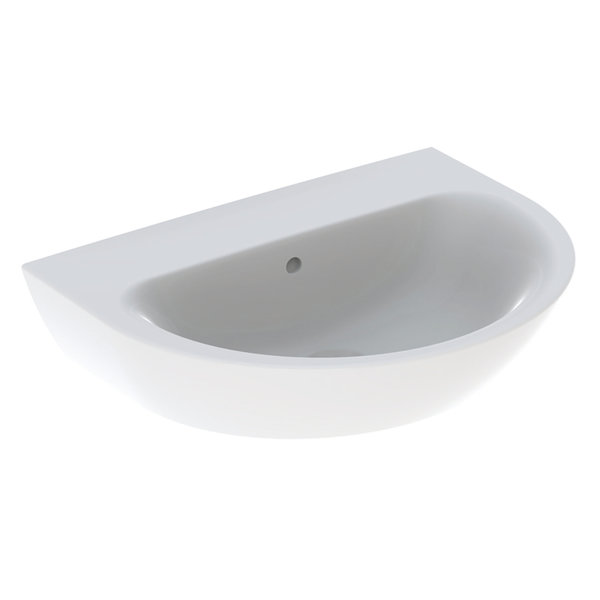 Geberit Renova washbasin, without tap hole, with overflow, width: 65cm