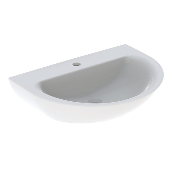 Geberit Renova washbasin, 1 tap hole, without overflow, width: 70cm