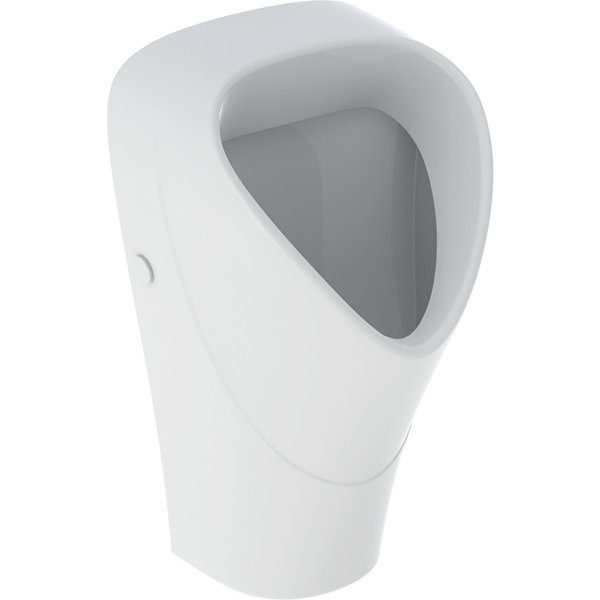 Geberit Renova urinal trigonal, inlet from rear, outlet to rear