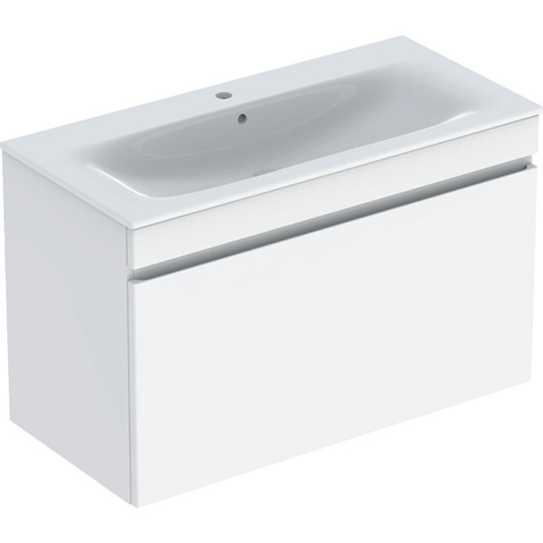 Geberit Renova Plan set with washbasin and vanity unit ,1 drawer, 100x62,2x48cm, 501917