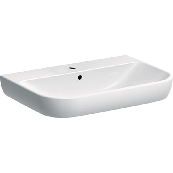 Geberit Smyle washbasin 500248, 70x48cm, with tap hole and overflow