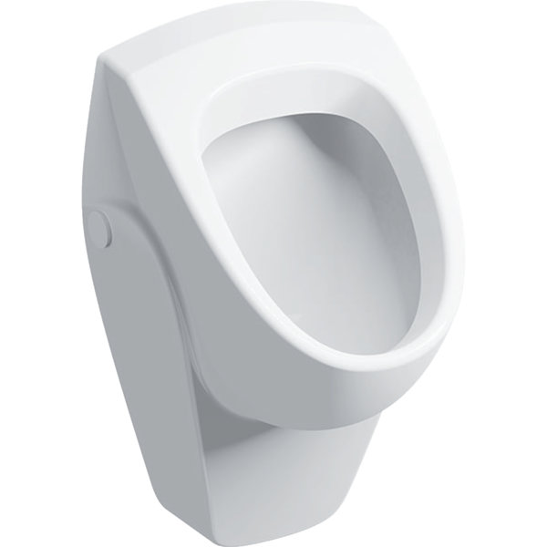 Geberit Renova urinal inlet from rear, outlet to rear, 235300