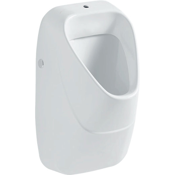 Geberit urinal Alivio, inlet from above, outlet to the rear or below, 238150