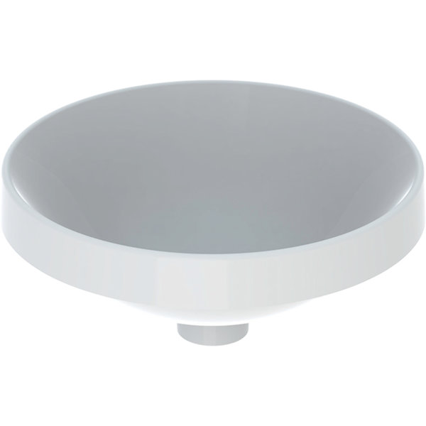 Geberit VariForm built-in washbasin round, 400mm, without tap hole, without overflow