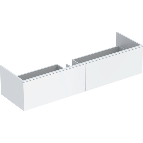 Geberit Xeno 2 vanity unit 500.348., 1595x350x473 mm, 2 drawers, for washbasin on solid surface mate...