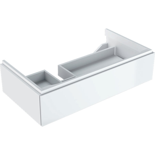 Geberit Xeno 2 vanity unit with siphon cutout left 500.513 880x220x462mm,1 drawer