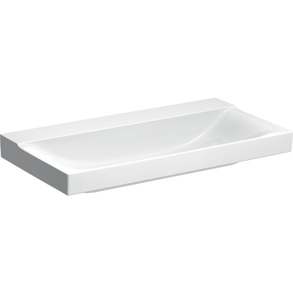 Geberit Xeno 2 washbasin without tap hole, without overflow, 90x48 cm white with KeraTect, 500532011