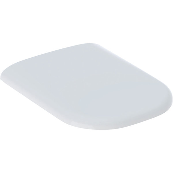 Geberit Smyle toilet seat with cover and soft close, white