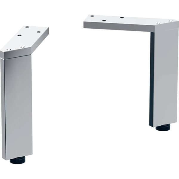 Geberit set feet, 2 pieces, height adjustable, 15.1 - 15.4 cm