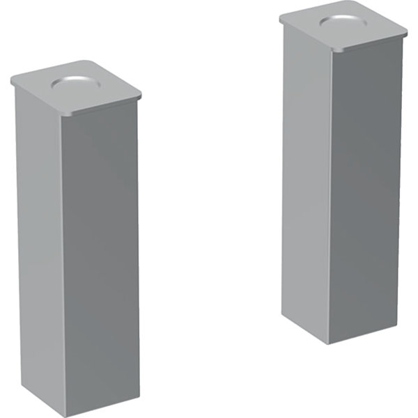 Geberit Renova Nr.1 Comprimo New furniture door (2pcs), aluminum matt