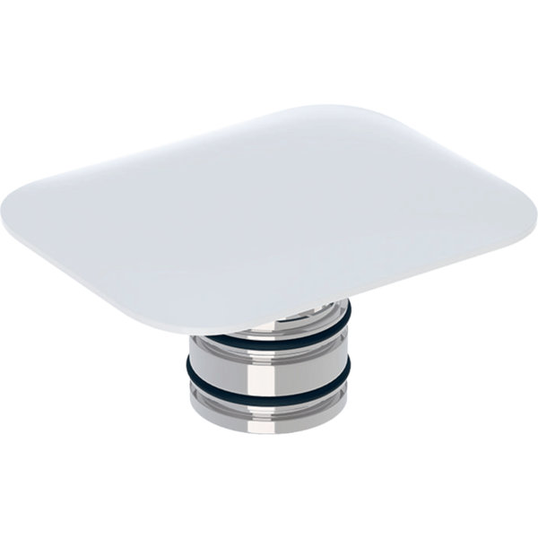 Geberit myDay ceramic drain cap 595775, white