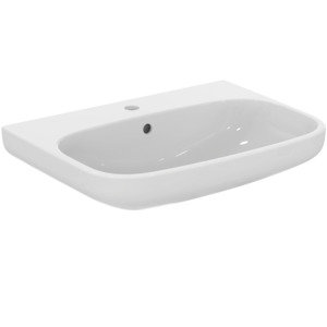 Ideal Standard i.life A washbasin, with tap hole and overflow, 650mm, T4510MA