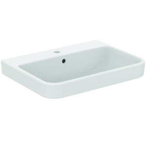 Ideal Standard i.life B washbasin, with tap hole and overflow, 650mm, T4606MA