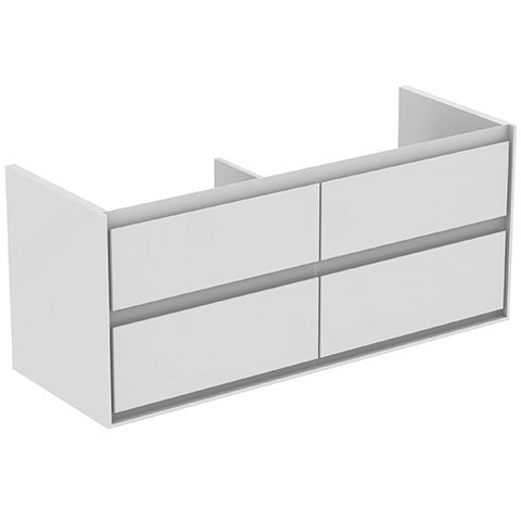 Ideal Standard CONNECT Air furniture double vanity unit, 1200 mm, 4 pull-outs, E0822