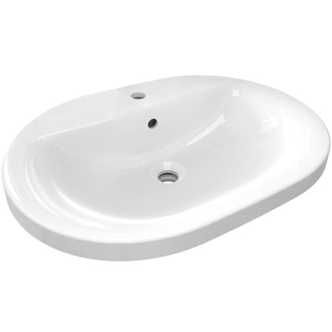 Ideal Standard Connect Built-in washbasin oval 620mm E5040