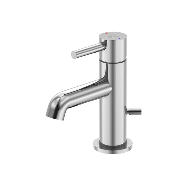 Steinberg 100 series basin mixer, with drain set, projection: 98mm, 1001055