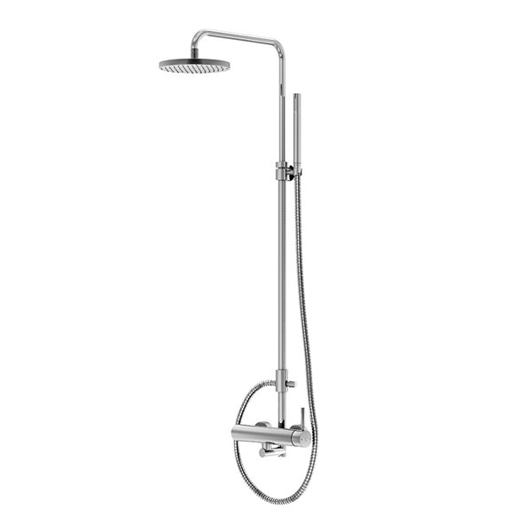 Steinberg series 100 shower system, bar hand shower, rain shower round, 1002760