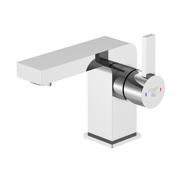 Steinberg series 120 basin mixer, with drain set, projection 120mm, H: 160mm, 1201020