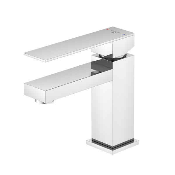 Steinberg 160 series basin mixer, without pop-up waste, projection 120 mm, height 164mm, 1601010