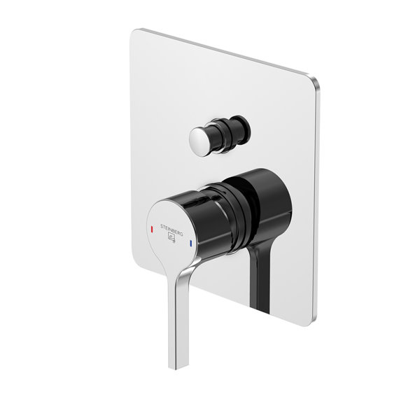 Steinberg 230 series shower/bath mixer, ready-mounted set, concealed, 2 consumers, 23021033