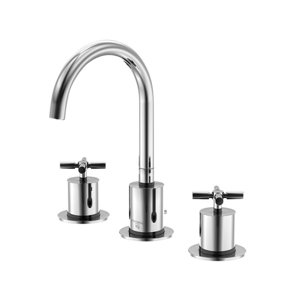 Steinberg 250 series basin mixer, swivel, 3-hole, with drain set, 150mm projection, 2502000