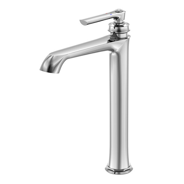 Steinberg Series 350 basin mixer, tall, without pop-up waste, 170mm projection, 3501700