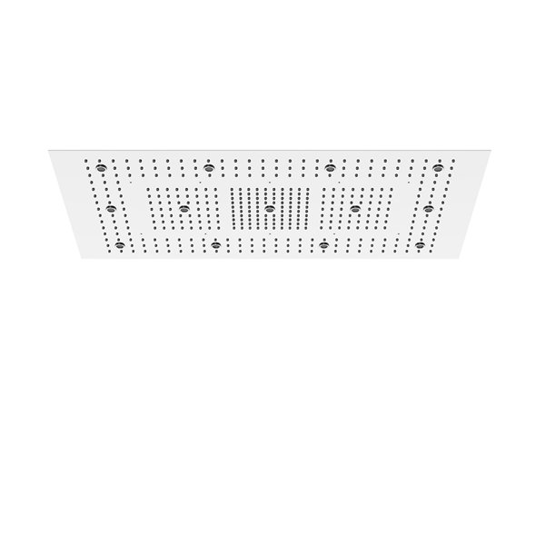 Steinberg Sensual Rain rain panel, LED lighting, complete set, recessed ceiling, 3-jet, Easy-Clean, ...