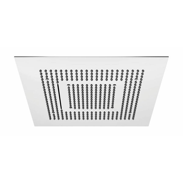 Steinberg Sensual Rain rain panel, complete set, recessed ceiling, 3-jet, Easy-Clean, 600x600mm, 3906610