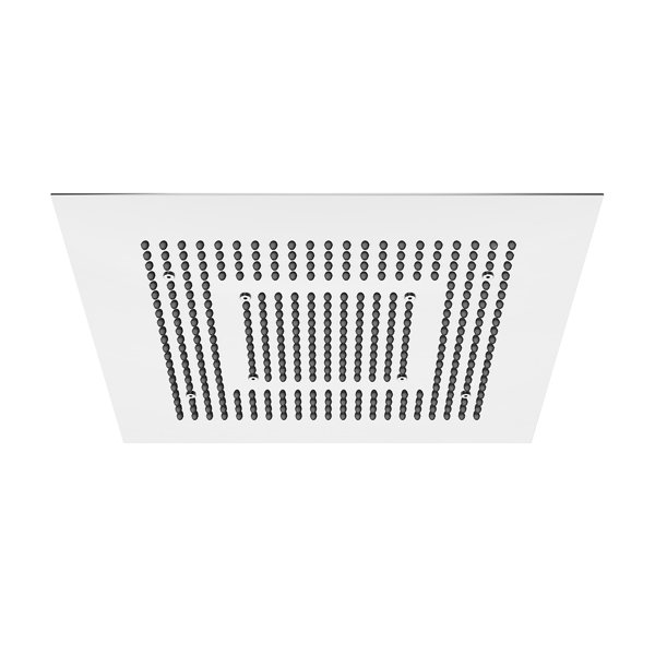 Steinberg Sensual Rain rain panel, complete set, recessed ceiling, 2-jet, Easy-Clean, 600x600mm, 390...