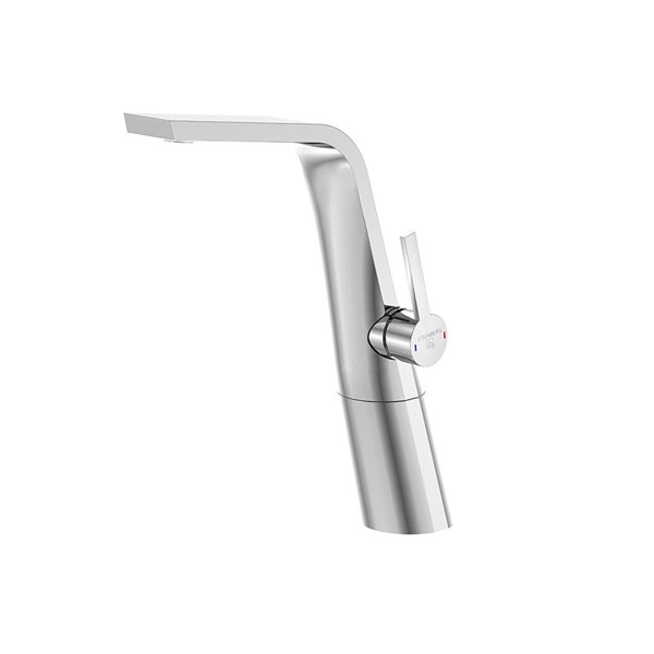 Steinberg 260 series basin mixer, without pop-up waste, 183mm projection, 26017001