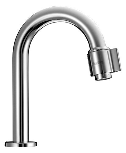 Hansa HANSANOVA basin mixer without drain set, free-standing, projection 127mm, 00918101