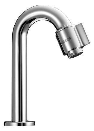 Hansa HANSANOVA basin mixer without drain set, free-standing, projection 93mm, 00938101