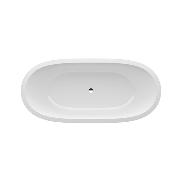 Laufen Il Bagno Alessi One bathtub built-in version, whirlpool system, 1780x820x460mm, with lighting...