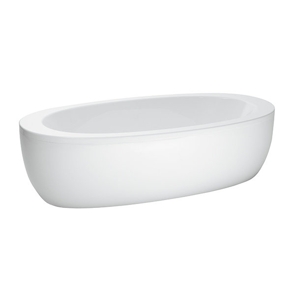 Running bathtub acrylic freestanding Il Bagno Alessi one 2030x1020x460mm, incl. apron, incl. pedesta...